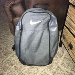 Grey Nike backpack